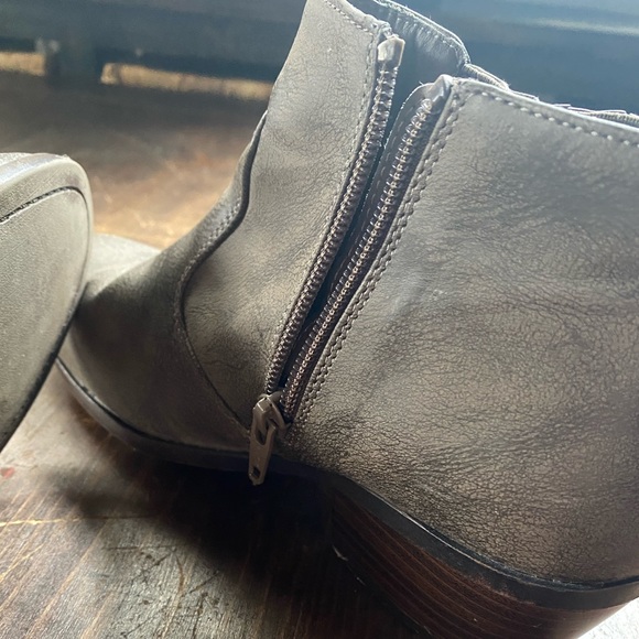 Rustic Grey Ankle Boots - Picture 11 of 15